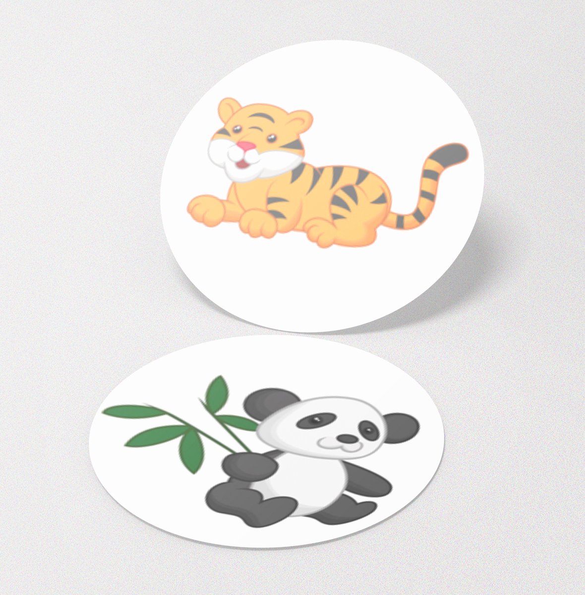 Dierenstickers Kinderen - 108 Stickers - 2 Stickervellen Beloningsstickers — afbeelding 2