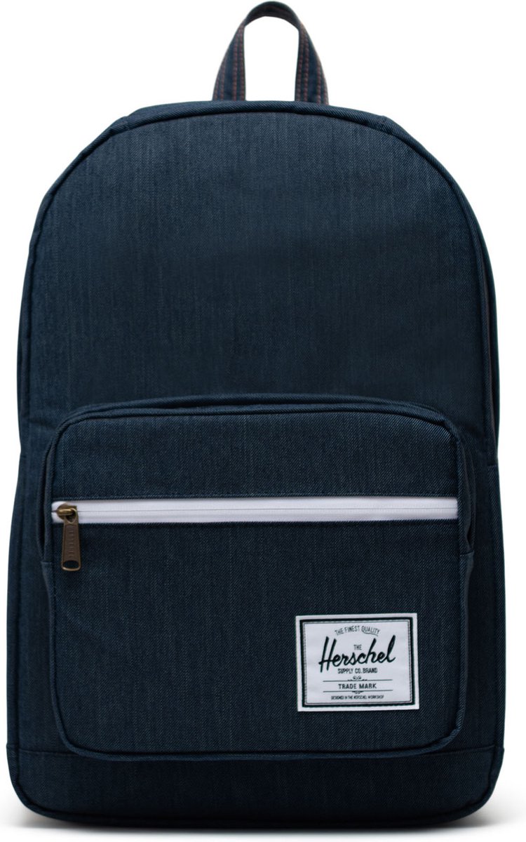 Pop Quiz - Indigo Denim / Rugzak - schooltas - laptoptas / 15" fleece laptopvak - meerdere extra vakken - 22L opbergruimte / Beperkte Levenslange Garantie / Jeans