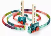 360 Living - Domino Trein - Domino Stenen Spel voor Kinderen - Domino Express - 60 Stuks Domino Stenen - Speelgoed Trein