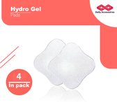 hydrogel pads - hydrogel pads borstvoeding -  borstvoeding pads - tepelhoedje - Tepelbeschermers - 4 stuks - Verkoeling van gevoelige of pijnlijke tepels helpt bij herstel