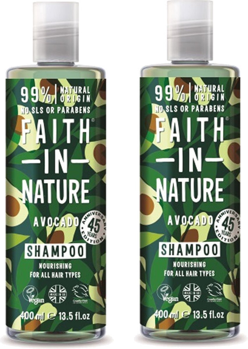 FAITH IN NATURE - Shampoo Avocado - 2 Pak