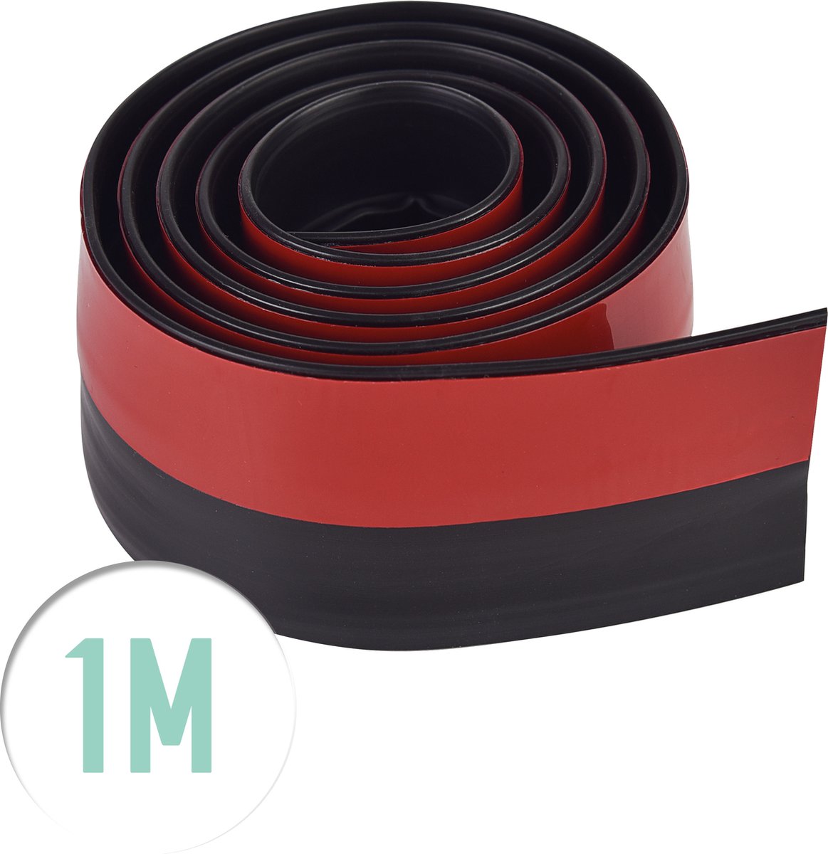 Zelfklevende afdichtingstape, 2 rollen 10m x 15mm (b) x 1mm (d) Zelfklevend schuim kleefband Zelfklevende EVA-afdichtingsstrook, voor deur