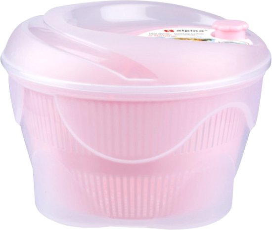 Essoreuse a salade poussoir - LIVOO - MEN434 - 4,2 L - Essorage via poussoir - Panier a égoutter