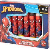 Marvel Spiderman Crayons de cire 8 pièces