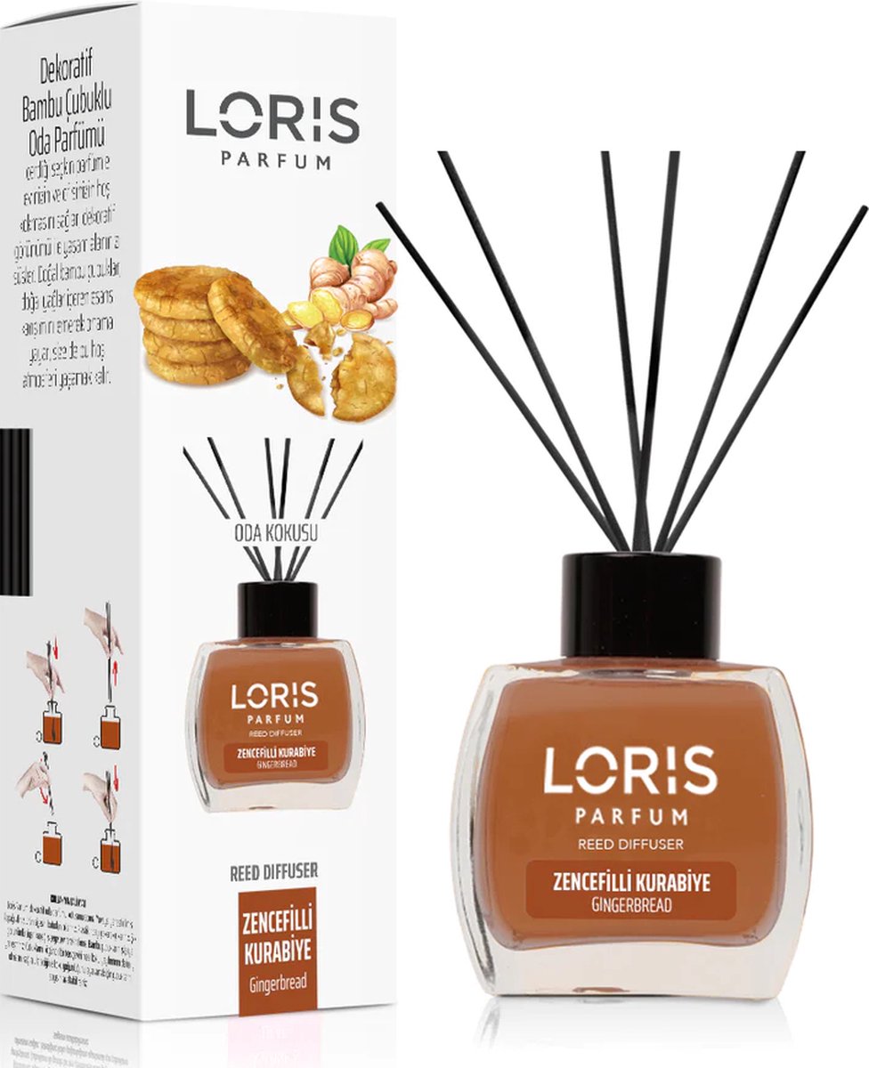 Loris Parfum - Gingerbread - Huisgeuren - Geurstokjes