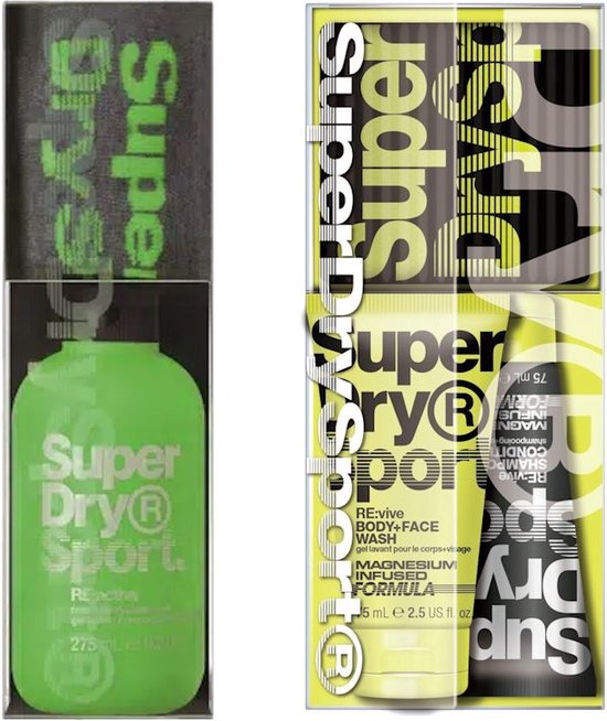 SUPERDRY - Super Fresh – RE:active Sock Gift Set (green) + Sport Edit  RE:vive Sock Set... | bol