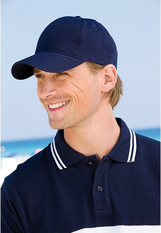 Set van 2x stuks 6-panel baseball caps in kleur zwart
