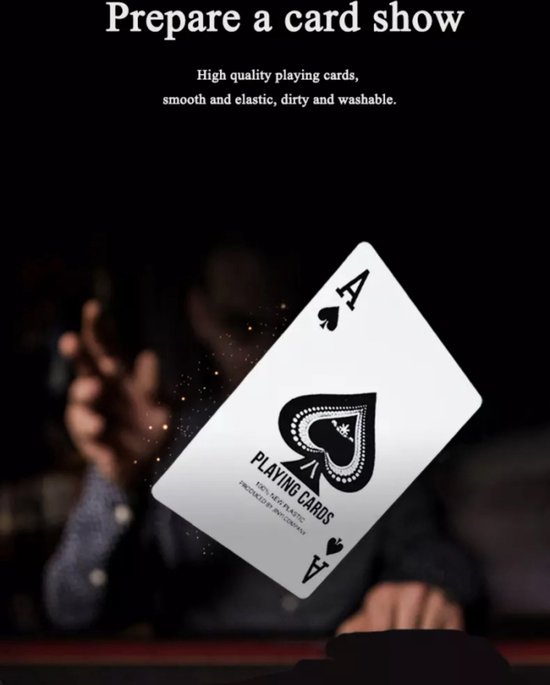 Thumbnail van een extra afbeelding van het spel Plastic Speelkaarten | Waterdicht | Stevig | Poker | Blauw