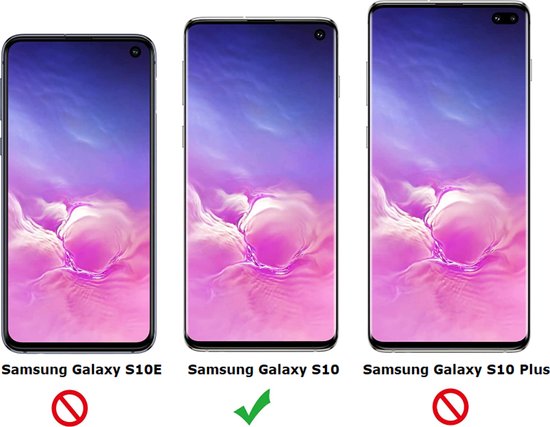 Coque en siliconen hoesje transparente Samsung Galaxy S10 (points de cheval)