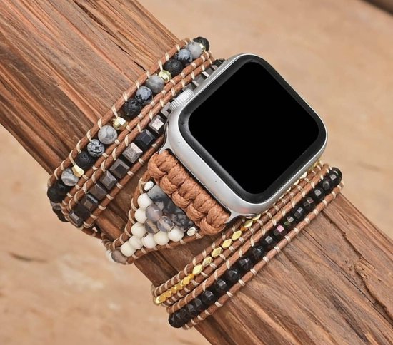 Apple watch - horlogeband - wikkelarmband - ibiza stijl - bohemian - boho