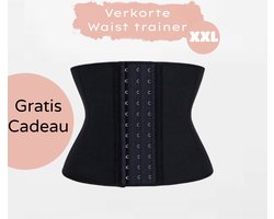 Waist trainer snel afvallen corset body shaper dames buikband na zwangerschap na operatie latex korset waist shaper lingerie kleding afslanken fitness sport Maat XXL - Milaya Pantera