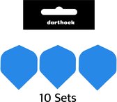 Darthoek| Flights | Poly | Blauw | 10 Sets | (30 stuks) | + 1 set Darthoek flights