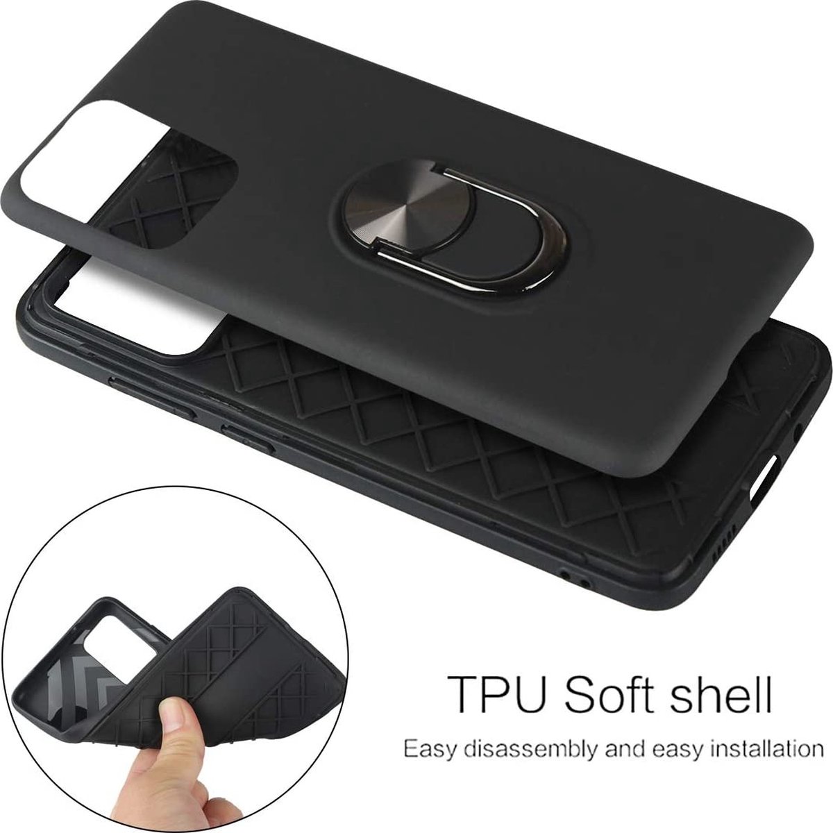 Hoesje Geschikt Voor Samsung Galaxy S20 Ultra hoesje Shockproof Armor case - back cover – TPU – Roze