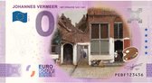 0 Euro biljet 2021 - Johannes Vermeer Het Straatje KLEUR