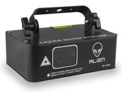 Alien® 500 Mw Professionele Full Color Laser - Discolamp - Feestverlichting - Party lamp- Lasers - Discobol - disco - lichteffect