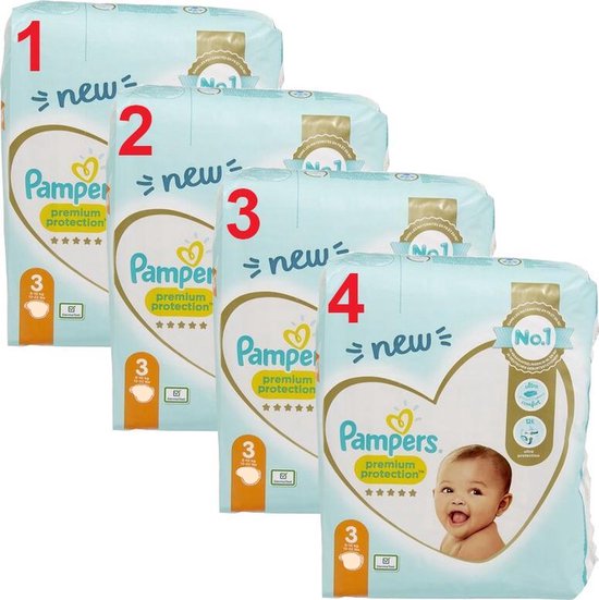 Pampers Premium Protection Taille 4 88 Couches