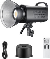 Neewer® - 60W LED-videolamp - Continue LED Verlichting met 5600K Daglicht CRI97+ TLCI 97+ 6500Lux@1M - Bowens Houder en 2.4G Draadloze Afstandsbediening voor Portret/Bruiloft/Buitenopnamen/YouTubeVideo