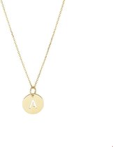 Huiscollectie 4020799 Collier Geelgoud Letter A 0,8 mm 40 - 42 - 44 cm