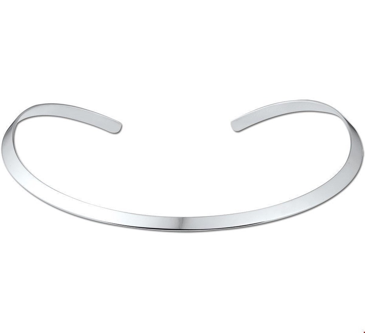 Zilveren Collier spang 1002139