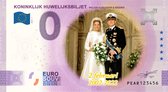 0 Euro biljet 2022 - Koninklijk Huwelijk KLEUR