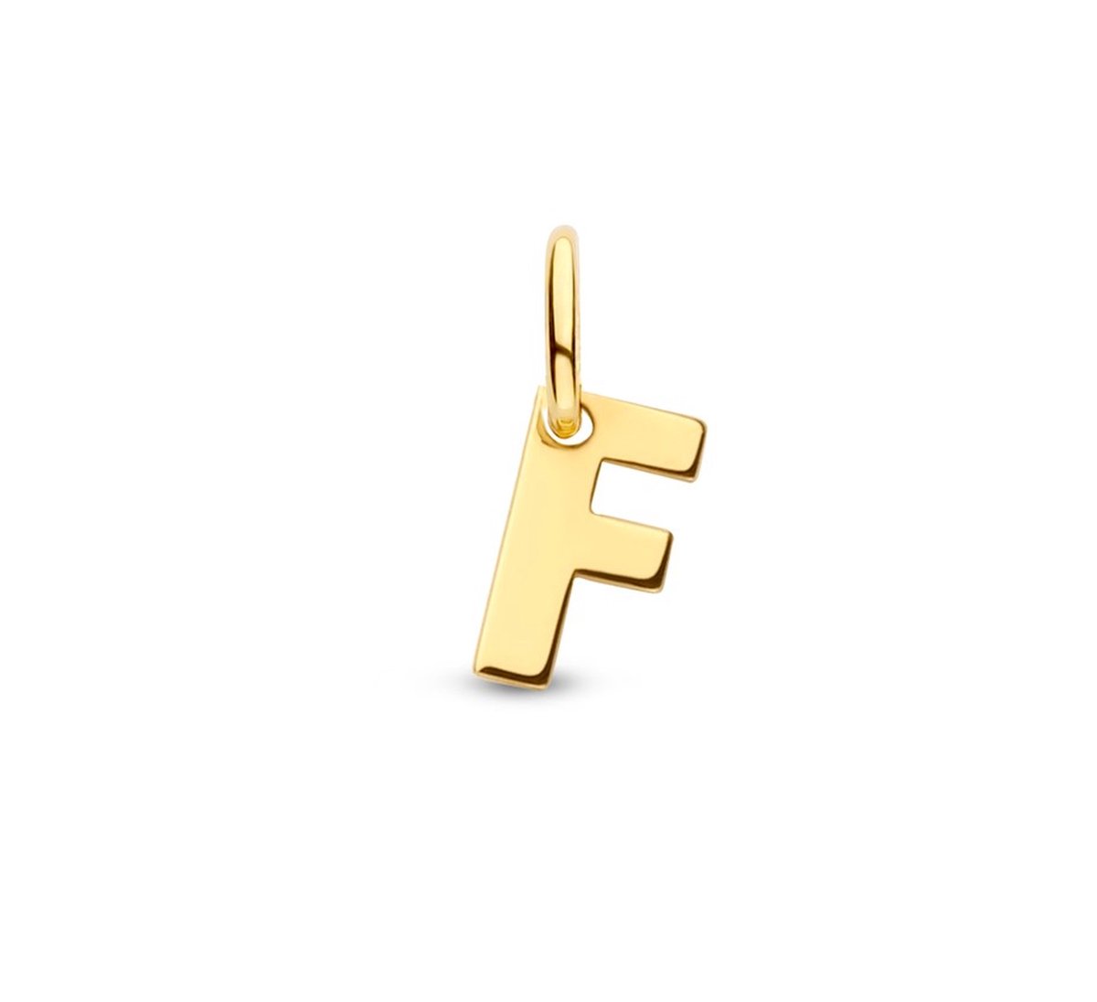 Geelgouden Hanger letter F 4023457
