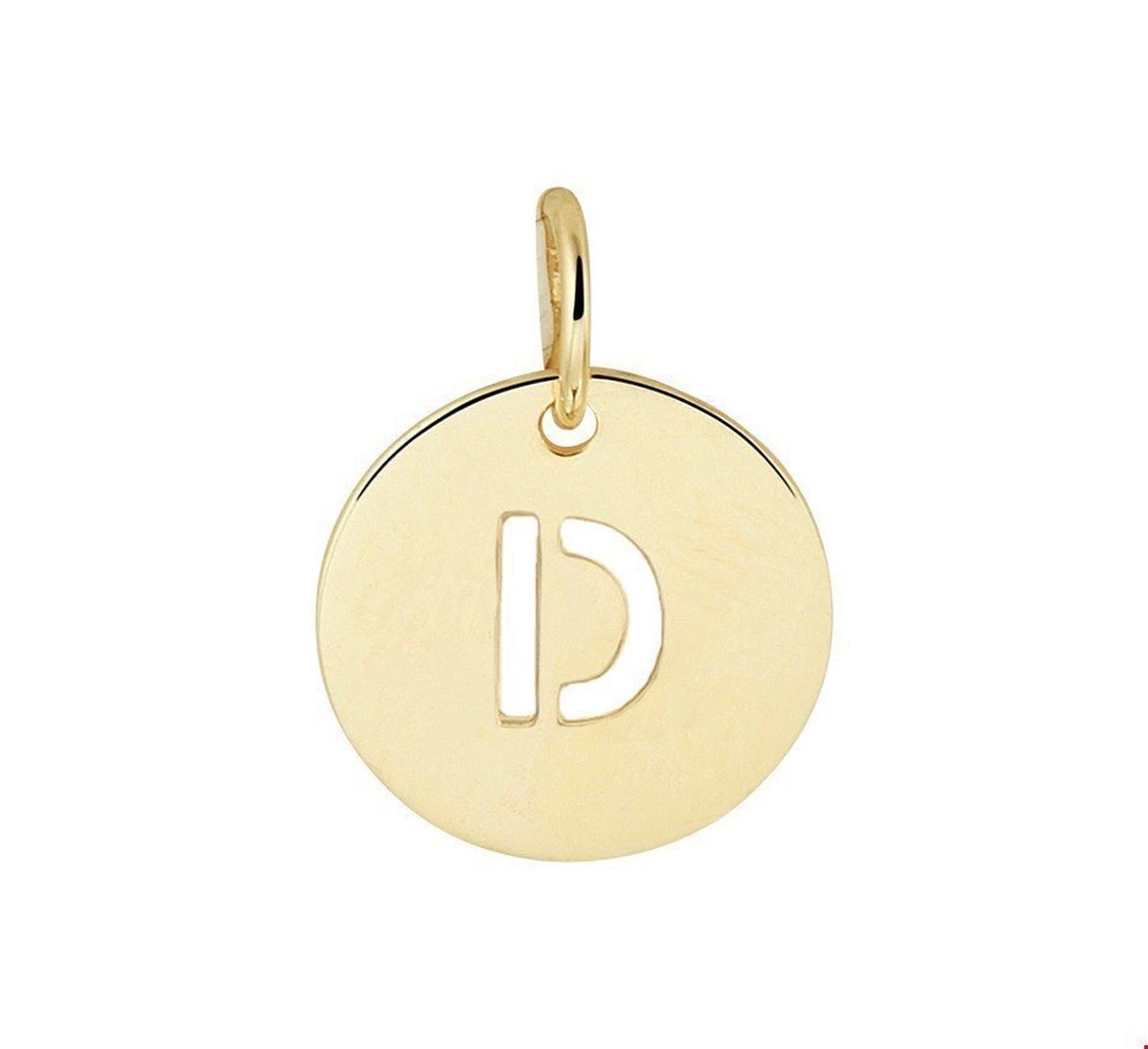 Geelgouden Hanger letter D 4020776