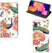 Hoesje maken geschikt voor Samsung Galaxy A10 Pink Peacock