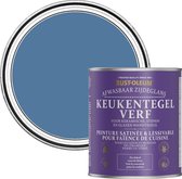Rust-Oleum Blauw Keukentegelverf Zijdeglans - Zijdeblauw 750ml