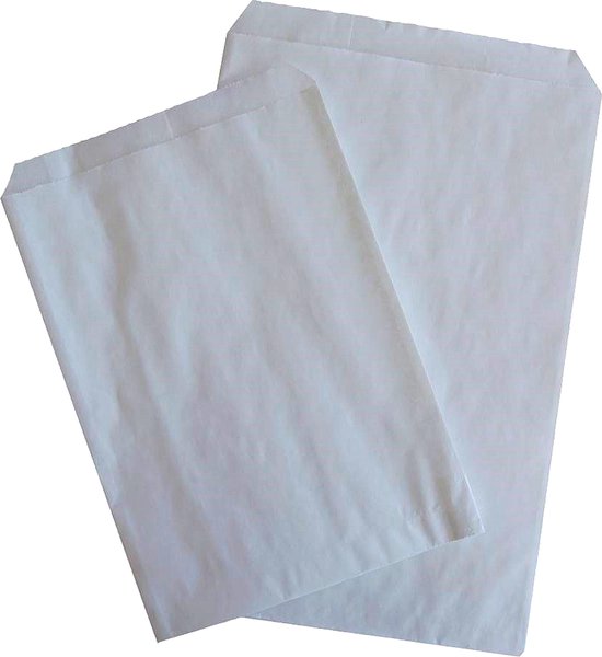 Witte Papieren Zakken Cellulose Papier 35grs 12x18 (25 stuks) | bol.com