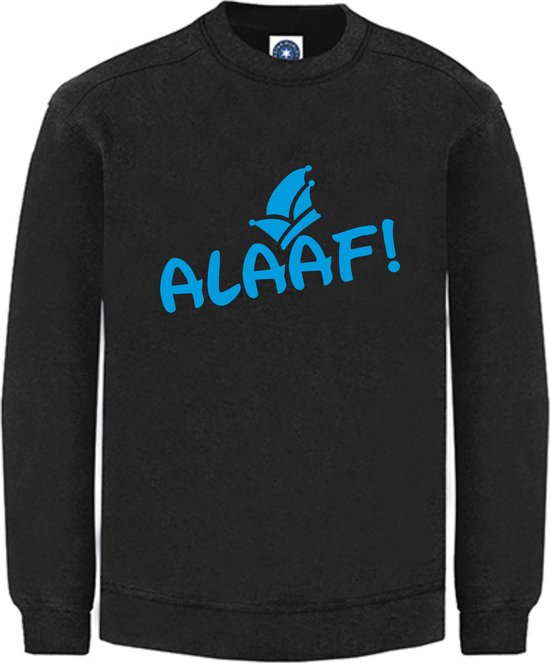 Carnavals sweater trui ALAAF in Neon Blauw Large Unisex