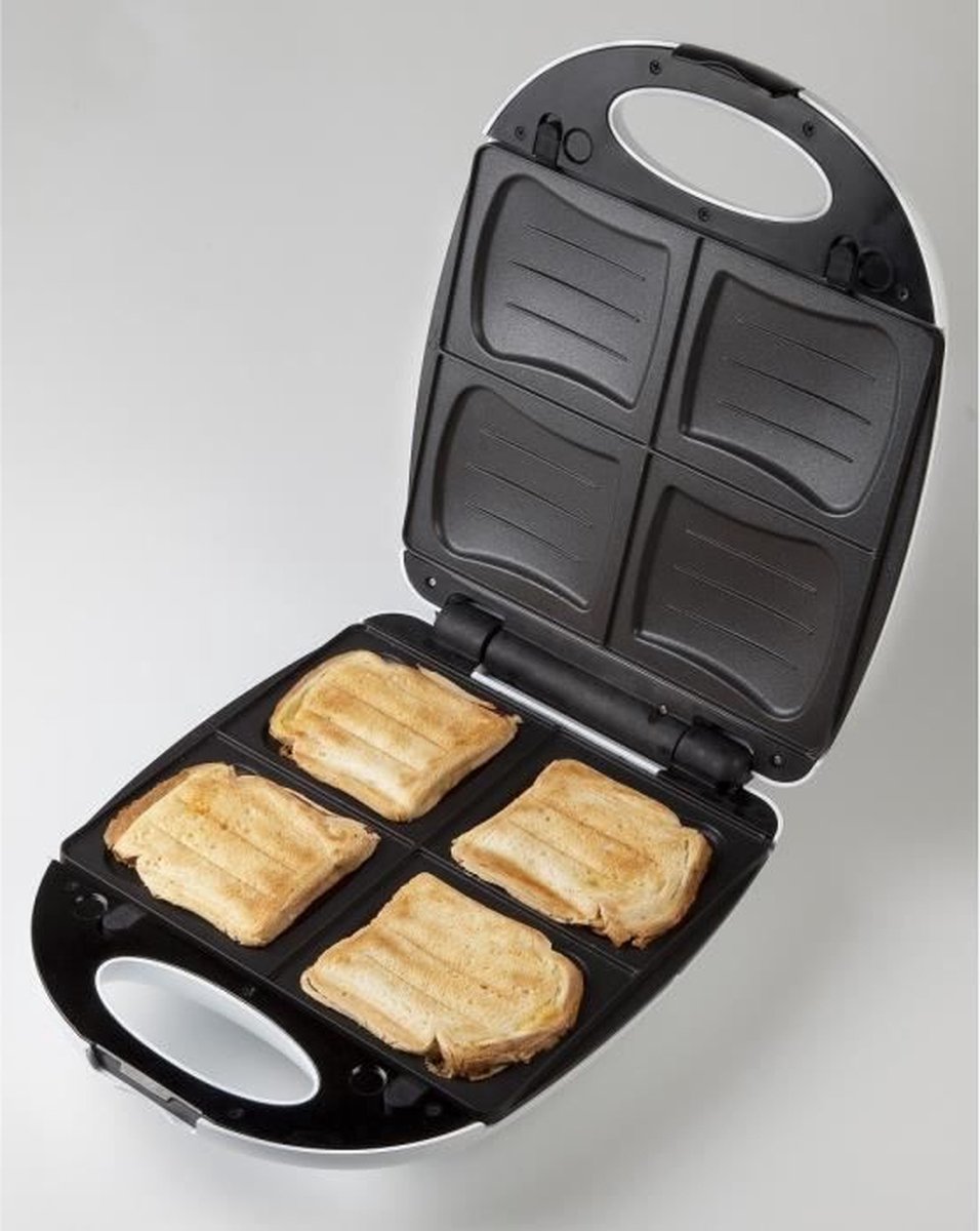 Appareil à croque-monsieur Tristar SA-3065 – 4 sandwiches à la