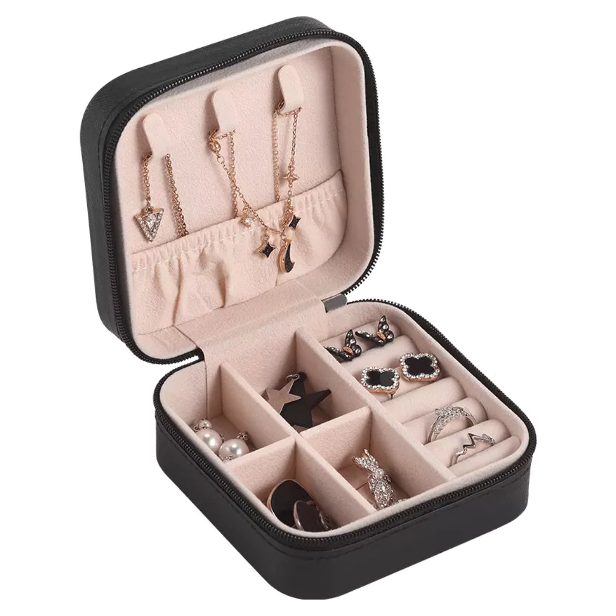 Kleine Sieradendoos - Juwelendoos Compact – Zwart