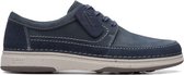 Clarks Veterschoen Nature 5 Lo Navy Blauw