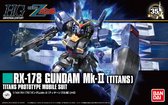 Bandai - Gundam  - Zeta - RX-178 Gundam Mk-2 Titans - High Grade - Bouwpakket - Modelbouw