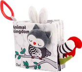 Yippiez - Owl - Zacht knisperboek baby- Met Piepend Drukfluitje - box speelgoed - sensorisch - leren - stof – verschillende kleuren - dieren - kraamkado – kraamcadeau