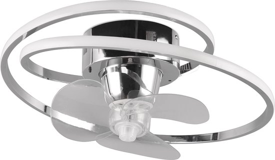 Met lamp - Met afstandsbediening - Goud - Acryl - Plafondventilators