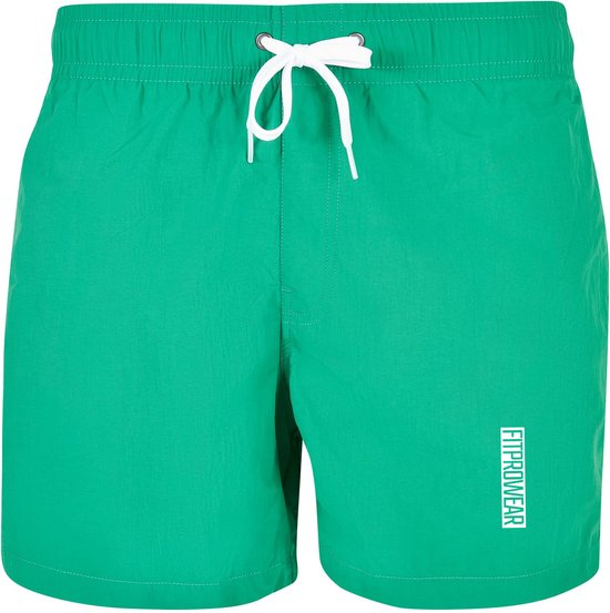 FitProWear Heren Zwembroek BLOCK - Groen - Maat XL - Swimshort - Zwembroek - Zwemshort - Heren Zwembroek - Zwemkleding - Zwemmen - Strandkleding - Short