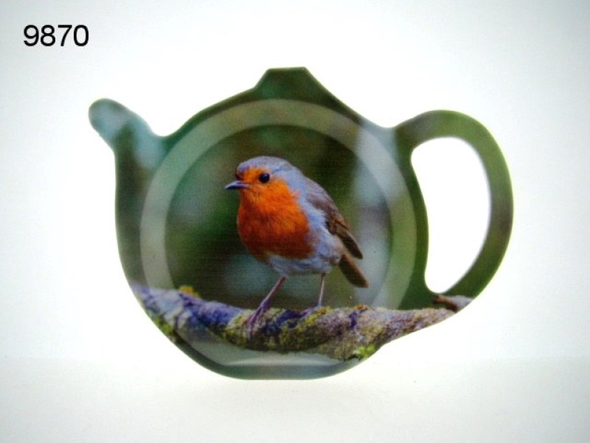 Geharo theetipje roodborst – Melamine – 13 cm