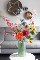Fleurs sur-12 - fleurs en soie - fleur artificielle - tons pastel - printemps