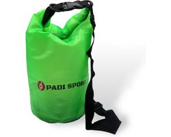 foto van Padisport - drybag 10 liter - waterdichte tas zwemmen - zeiltas - plunjezak - waterdicht telefoonzakje - Waterdichte Tas - Waterdichte Zak - drybag - 10 liter - groen