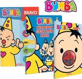 Bumba voordeelpakket - Voorleesboek met glitterneus + Stickerboek + Gezichtenboek - Kinderboeken 1 jaar / 2 jaar / 3 jaar - Baby / peuter boekje - Speelgoed kind - Cadeau verjaardag