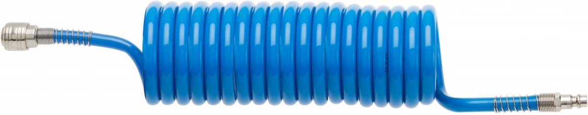 Luchtslang - Compressor Slang - Spiraalslang - Persluchtslang - PU 15m, 6x8 mm
