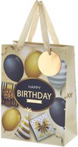 Cadeautas Verjaardag - Grote luxe Geschenktas - Cadeauzak - Geschenkzak - Happy Birthday to You - 25cmx12cmx32cm - Gratis Verzonden