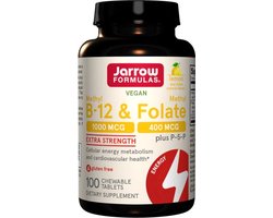 Methyl B-12 & Methyl Folate - 1mg methylcobalamine en biofolaat in biologisch actieve vorm | Jarrow Formulas