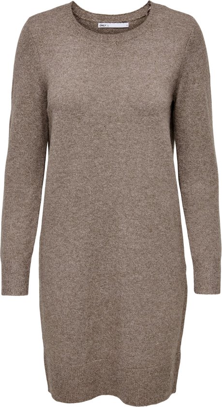 Only ONLRICA LIFE L/ S O-NECK DRESS KNT NOOS Robe Femme - Taille M