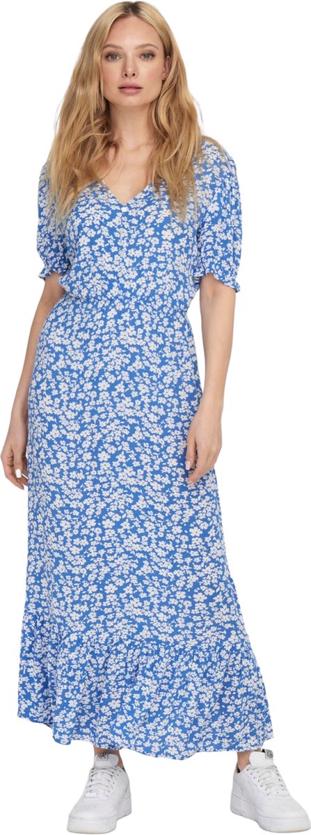 ONLY - ONLCHIANTI S/S LONG DRESS WVN NOOS - Dames - Maxi jurken