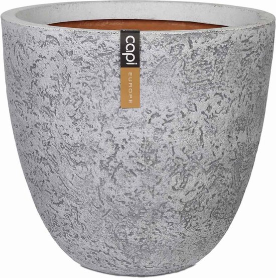 Köhko® Bloembakken van glasvezel nieuwe steen-look