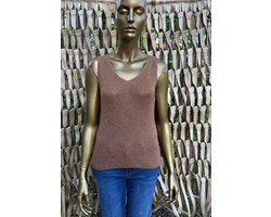 Top - Blu - Camel - One Size (Maat 36 t/m 40)