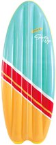 Intex Opblaasbaar Surfboard 178CM Blauw - Surfplank - Bodyboard - Luxe Strand Luchtbed - Zwembad Luchtbed - Lounge Luchtbed