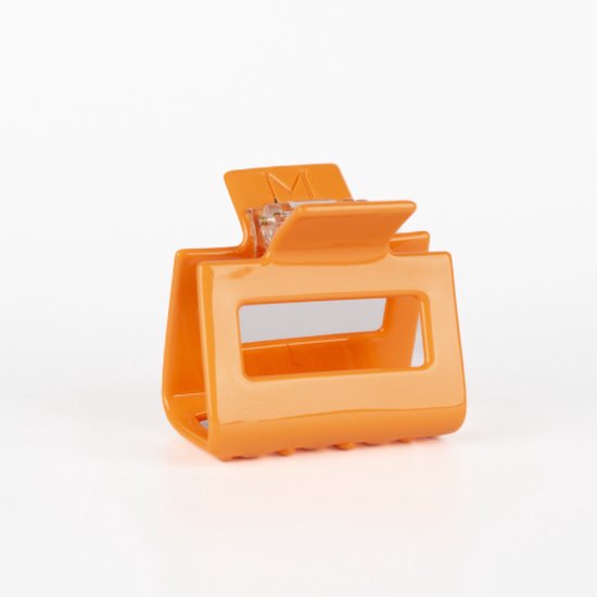 MOONIE'S® Lilly haarklem in Dutch Orange - oranje - 5.5 cm - Acetaat